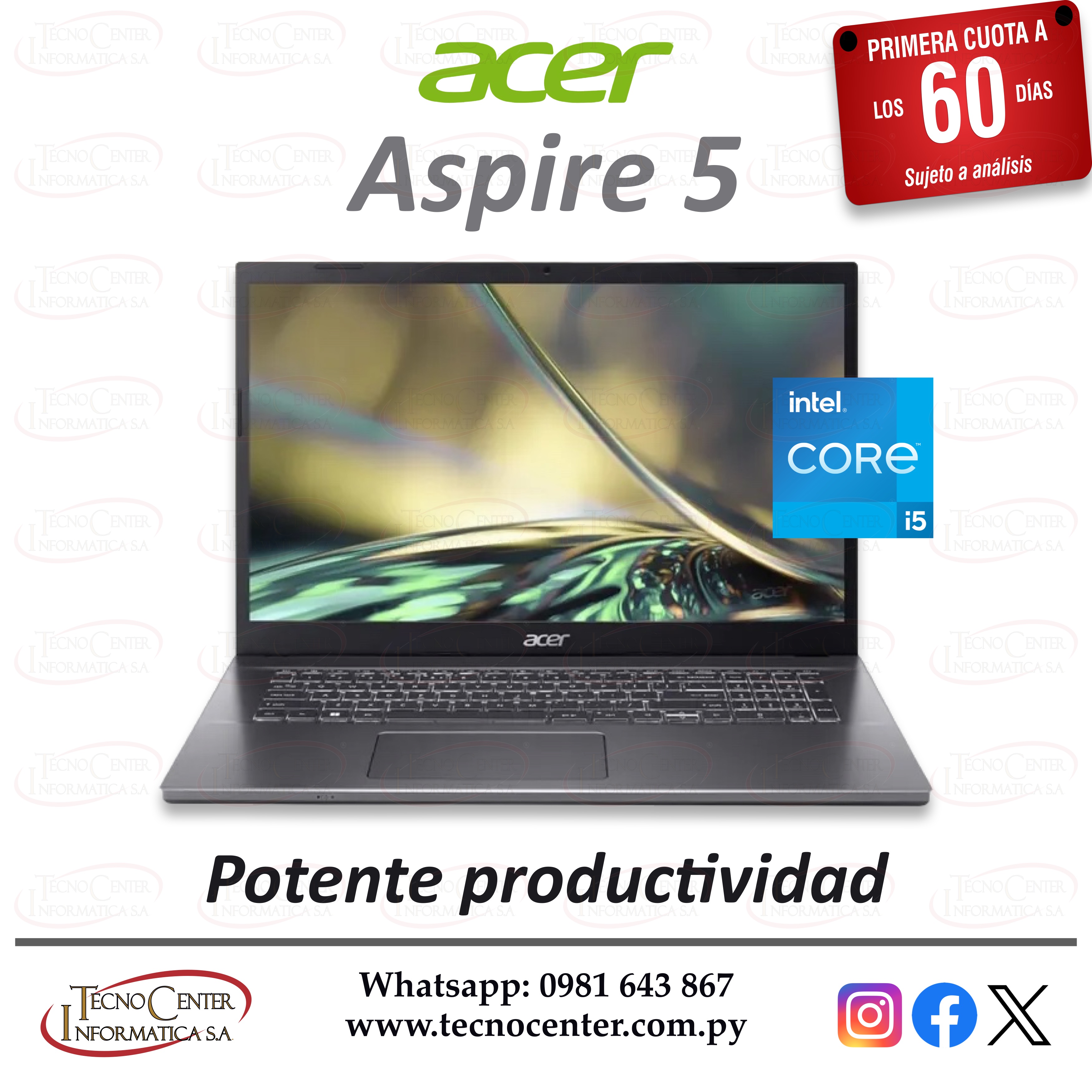 Notebook Acer Aspire 5 Intel Core i5